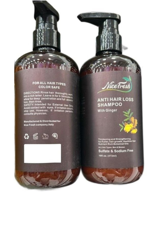 Nice Fresh - Nice Fresh ANTI HAIR LOSS SHAMPOO 473 ML - Image 1