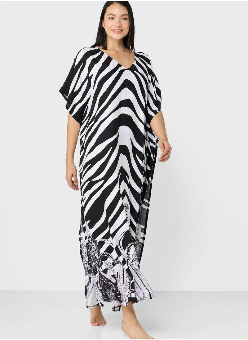 ELLA Printed Beach Cover-up