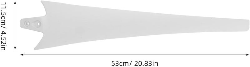 COLLBATH Wind Turbine Generator Blades 20.8 Inch Nylon Windmill Replacement Parts 530mm Horizontal Shaft Wind Generator Accessories - Image 1