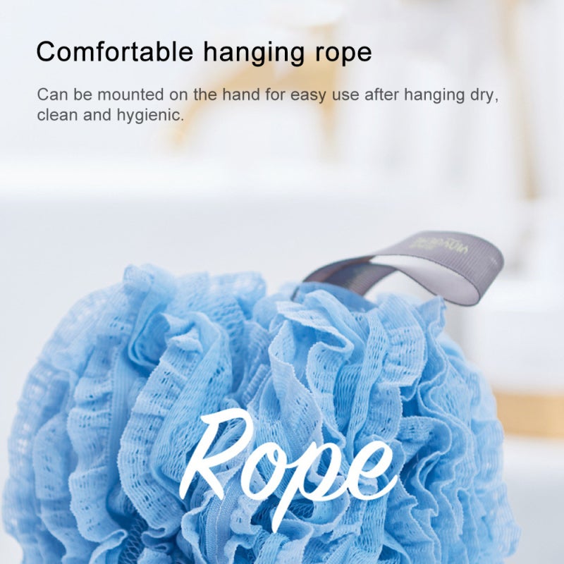 Pink Shower Sponge Soft Recyclable Eco-Friendly Material - Fast Drying Body Scrub for Sensitive Skin Home Bath Use Gift For Men Women Families - Image 3