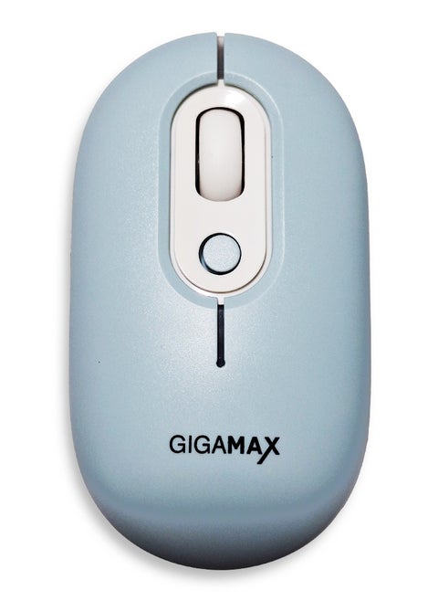 Wireless Desk office Mouse, G-1300, 1600 DPI Wired/Wireless Functional Mouse with 3 Modes Connectivity, Bluetooth and 2.4G Wireless, 4 Macro Buttons, Long Lasting Rechargeable Battery Capacity and for PC/Mac/Laptop , Blue