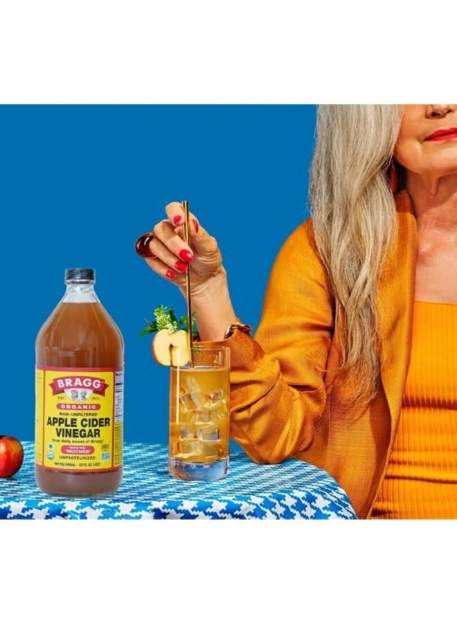 Bragg Organic Raw Apple Cider Vinegar Health Supplement 473Ml - Image 4