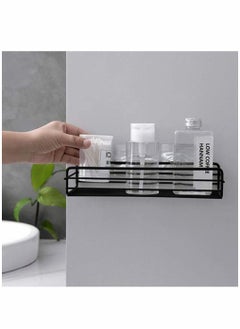 HomarKet 2 Pack Adhesive Bathroom Shelf Organizer Shower Caddy Kitchen Spice Rack Wall Mounted No Drilling  - Image 4