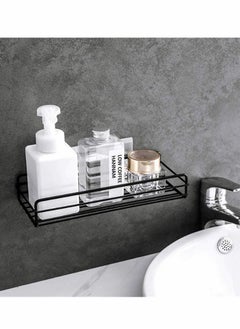 HomarKet 2 Pack Adhesive Bathroom Shelf Organizer Shower Caddy Kitchen Spice Rack Wall Mounted No Drilling  - Image 5