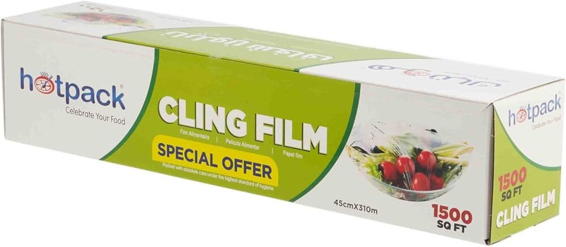 Hotpack فيلم لاصق هوت باك 45 سم 1500 قدم مربع - Image 4