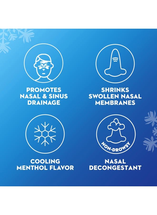 MUCINEX بخاخ أنف سينوس-ماكس مزيل الاحتقان، دواء بدون وصفة طبية لمدة 12 ساعة لتخفيف احتقان الجيوب الأنفية، مزيلات احتقان الأنف للبالغين واحتقان الجيوب الأنفية، منتج مهدئ بالمنثول، 0.75 أونصة سائلة - Image 5