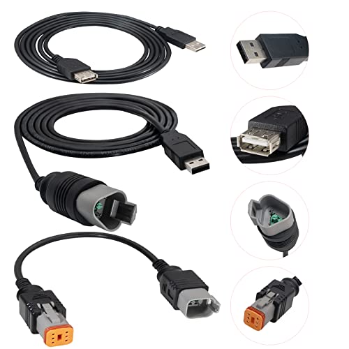 Ytpoools Diagnostic Cable Tool Scanner Kit with Chip FT232RL and Cable Bootstrap Tool Compatible with Evinrude E-tec, Fitch, DI 1999-2020 Outboard Boat Marine Engines, Ytpoools - Image 2