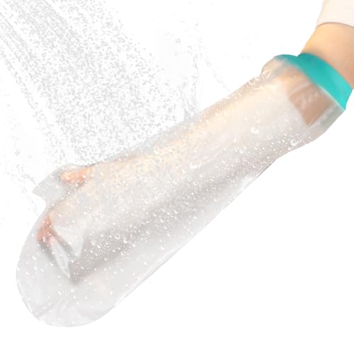 CIVJET Cast Covers for Shower Arm, Waterproof Cast Cover Arm for Swimming, Cast Protector for Shower Adult, Elbow, Hand, Elbow (Diameter - 6.3") - Image 1