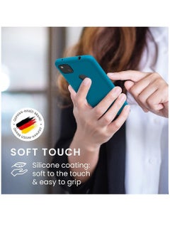 ZOOMEE Protective Shockproof Soft Liquid Silicone Gel Rubber Bumper Case Cover For Google Pixel 4a 4G Blue  - Image 3
