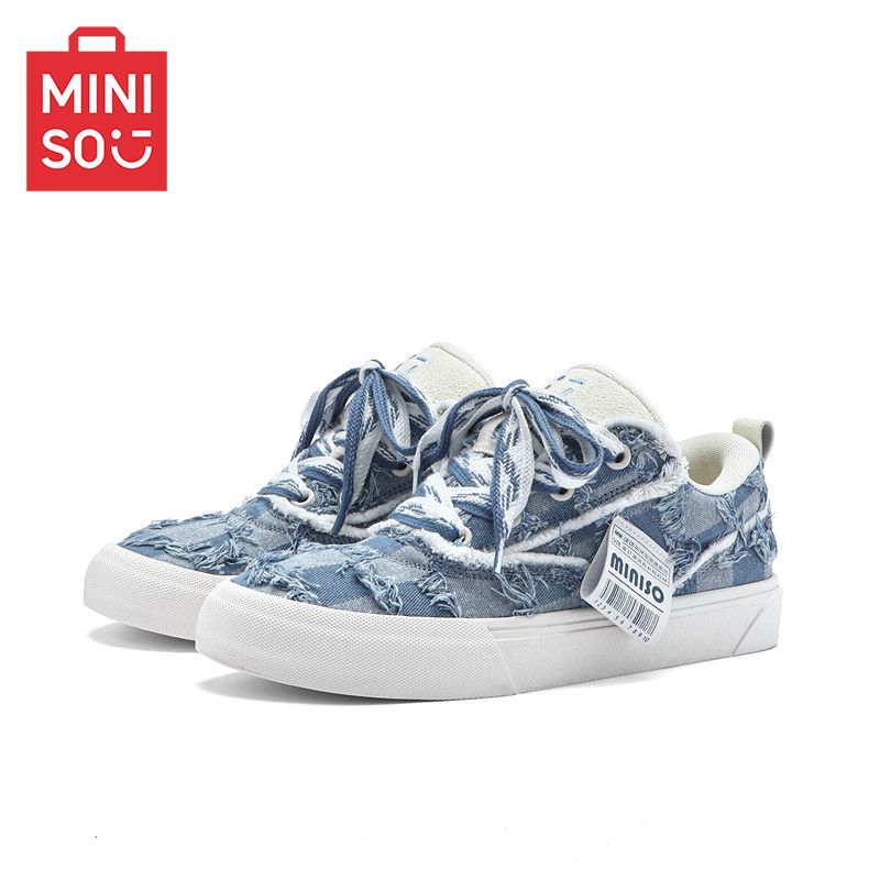 Miniso [Miniso] Men’s Summer New Arrival Niche All-Match Color-Block Sneakers, Couple’s Style, Thick Sole, Lightweight and Breathable - Image 4