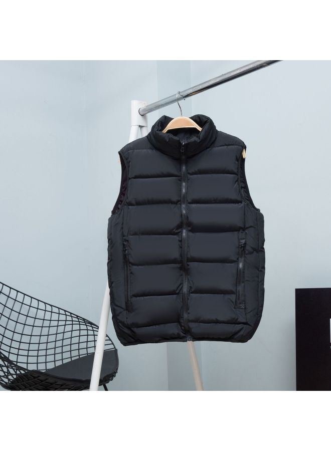 Autumn Winter Down Cotton Training Vest Outdoor Windproof Workwear Sports Vest Customizable