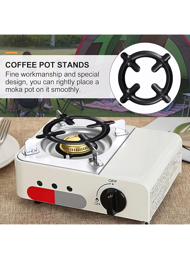 KASTWAVE Gas Ring Trivet Reducer Stove Top Hob Cooker Heat Simmer Coffee Pots Cafetiere Espresso Makers Pans Stainless Steel Kitchen Utensil 3 Pieces - Image 3