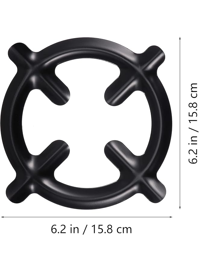 KASTWAVE Gas Ring Trivet Reducer Stove Top Hob Cooker Heat Simmer Coffee Pots Cafetiere Espresso Makers Pans Stainless Steel Kitchen Utensil 3 Pieces - Image 2