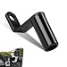 Foelony Motorcycle Mirror Mount Extender Aluminum Alloy MultiFunctional Bike Conversion Bracket Universal Mirror Phone Holder Bracket for Bicycle Motorcycle Black - Image 2