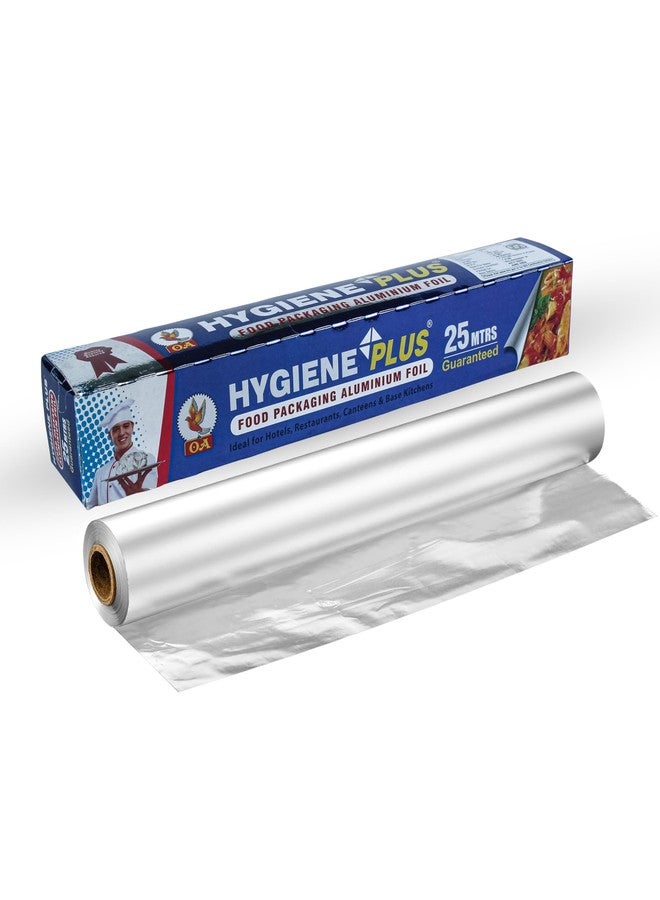 KOSY Aluminium Foil for Food Wrap | Fresh & Hygienic Kitchen Use | 25M Silver Foil Roll for Packing, Baking, Grilling, Tiffin, Catering, Cooking, Storage, Wrapping, Household and Commercial Use - Image 1