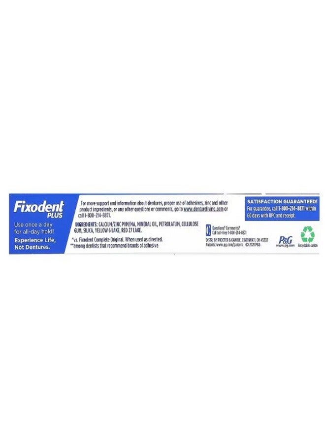 Fixodent Plus Denture Adhesive Cream 2 oz 57 g - Image 2