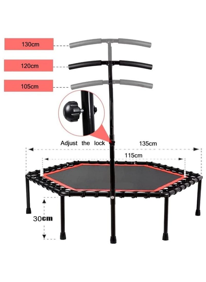 Cool Baby Style - 45 Inch Adult Trampoline Safety Stretch Hexagonal Trampoline - Image 1