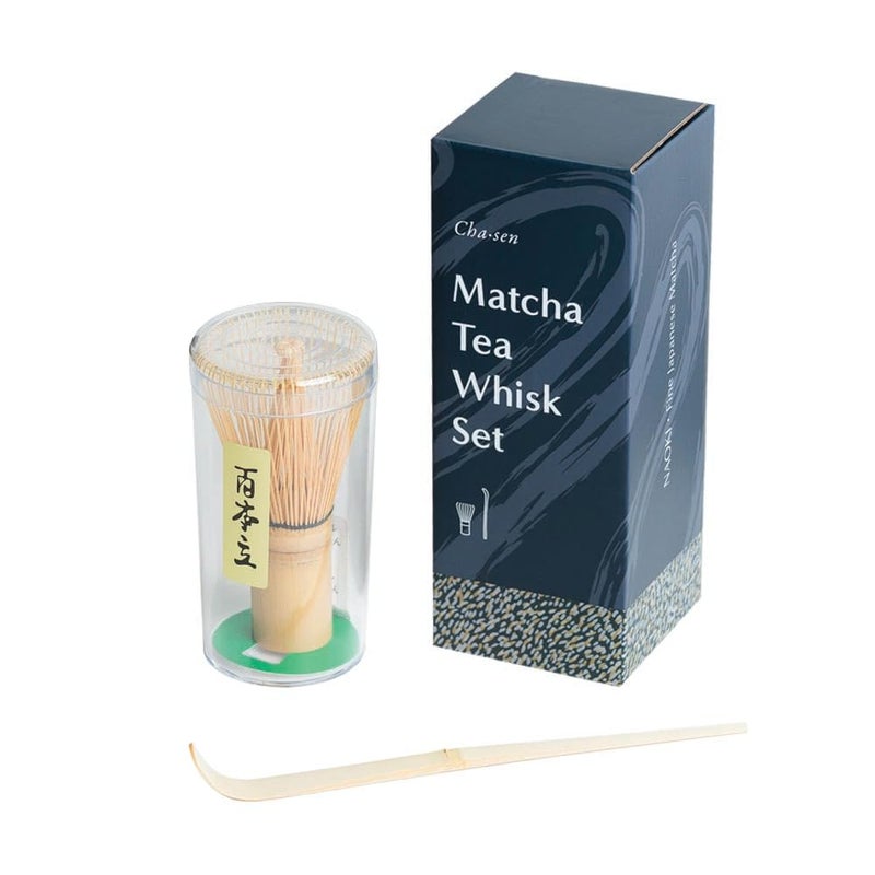 Naoki Matcha مجموعة ناوكی ماتشا اليابانية من خفاقة البامبو تشاسين لتحضير شاي الماتشا التقليدي