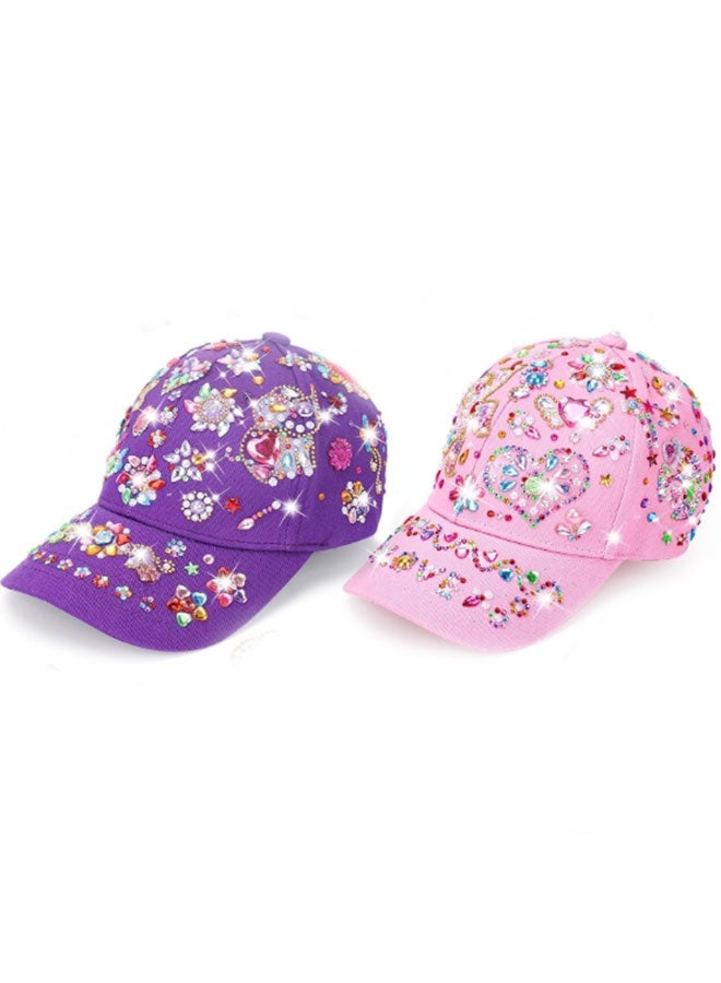 Sparkling DIY Gemstone Baseball Caps: Personalized Fashion Fun for Kids - Image 1