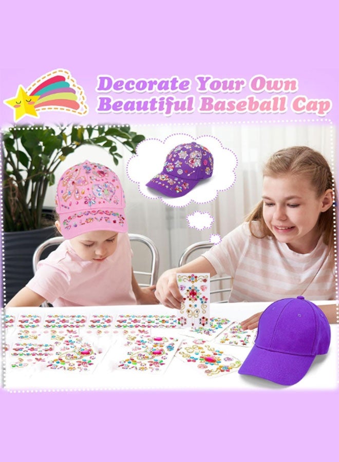 Sparkling DIY Gemstone Baseball Caps: Personalized Fashion Fun for Kids - Image 4