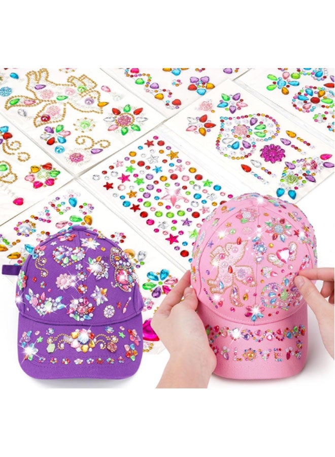 Sparkling DIY Gemstone Baseball Caps: Personalized Fashion Fun for Kids - Image 5