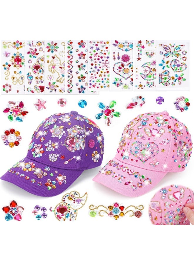 Sparkling DIY Gemstone Baseball Caps: Personalized Fashion Fun for Kids - Image 2