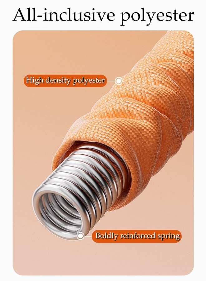 DUNISO حلقة هولا هوب قابلة للطي للياقة البدنية مرنة صديقة للخصر معدات تمارين البطن متعددة الوظائف حلقة تمارين مرنة للخصر والبطن حلقة هولا هوب من سبائك مرنة للبالغين - Image 4