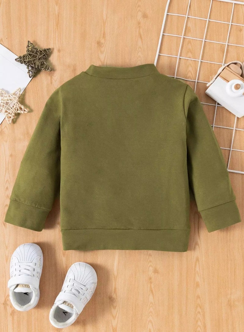 Baby Letter Graphic Sweatshirt - Image 2