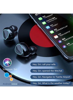 Generic Sport Air-pods touch screen water resistant LED screen V5.1/M10  - Image 3