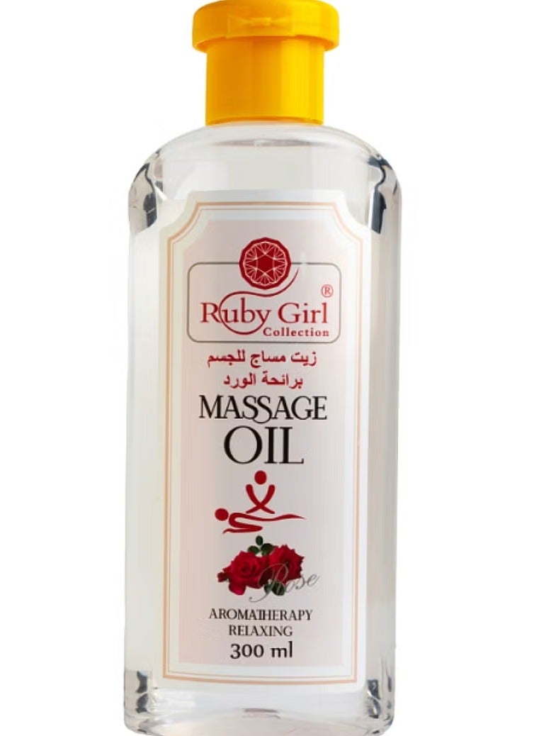 زيت مساج للجسم برائحة الورد 300 مل