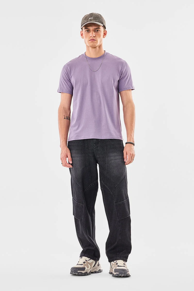 SNITCH Relaxed Fit Washed Cargo Jeans