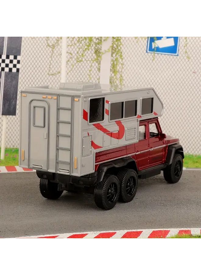 سيارة ألعاب فان كامبر RV من وايت ألوي مقياس 1:32 بأبواب قابلة للفتح وحركة السحب للخلف - Image 5