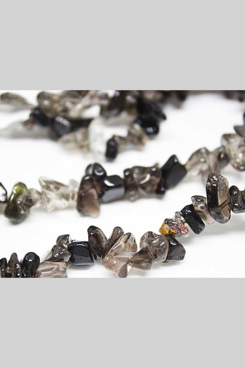 Seed of Life Smoky Quartz Stone Natural Small Stones Array - 80CM