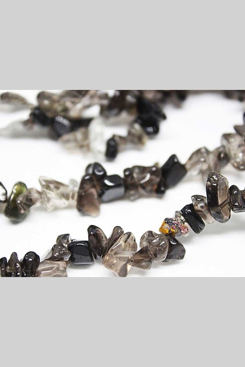 Seed of Life Smoky Quartz Stone Natural Small Stones Array - 80CM