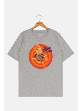 Space Jam Kids Boy Graphic Print T-Shirt, Grey  - Image 1
