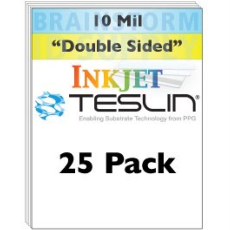 Inkjet TeslinÂ® Synthetic Paper - 25 Sheets