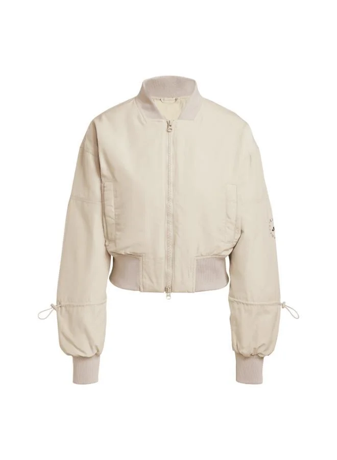 اديداس adidas by Stella McCartney TrueNature Woven Bomber Cropped Jacket