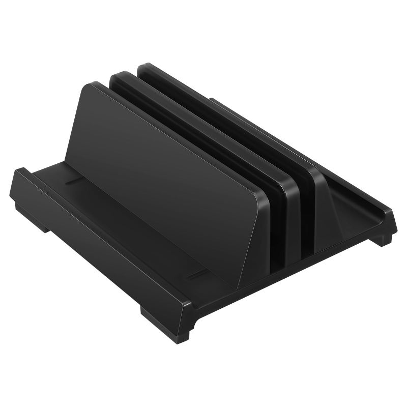 Vertical Laptop Stand Adjustable Holder Organizer for Desk Office Workspace - Image 2
