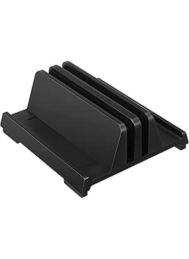 Vertical Laptop Stand Adjustable Holder Organizer for Desk Office Workspace - Image 1