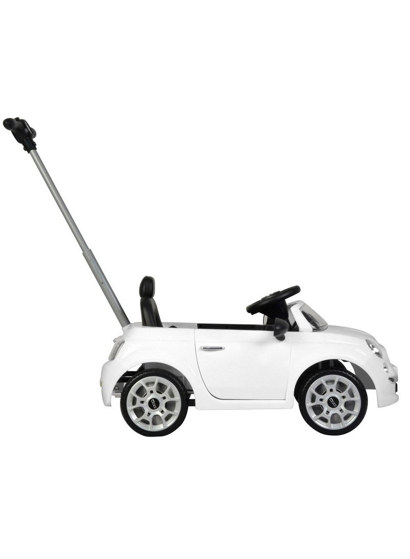 Fiat Kids Rideon Pusher Car White - Image 2