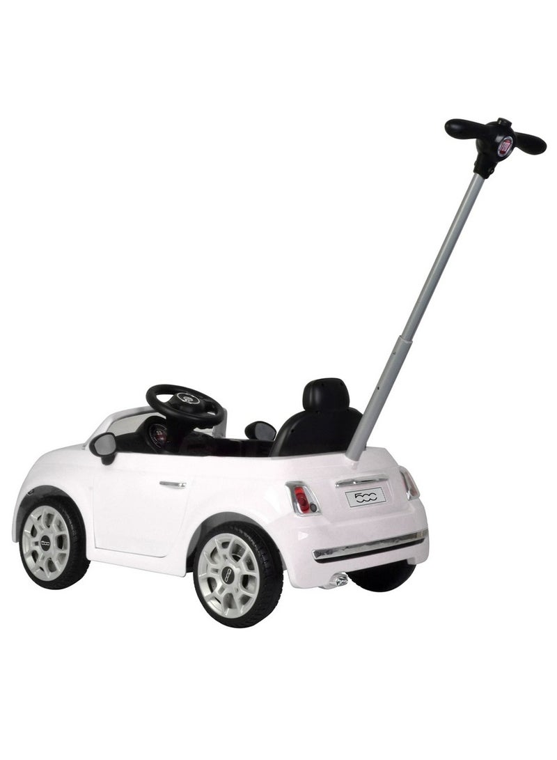 Fiat Kids Rideon Pusher Car White - Image 3