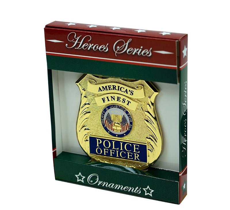 Allied Flag Allied Products Police Heroes Series Holiday Ornament - Officially Licensed Police Officer Medallion - Image 2
