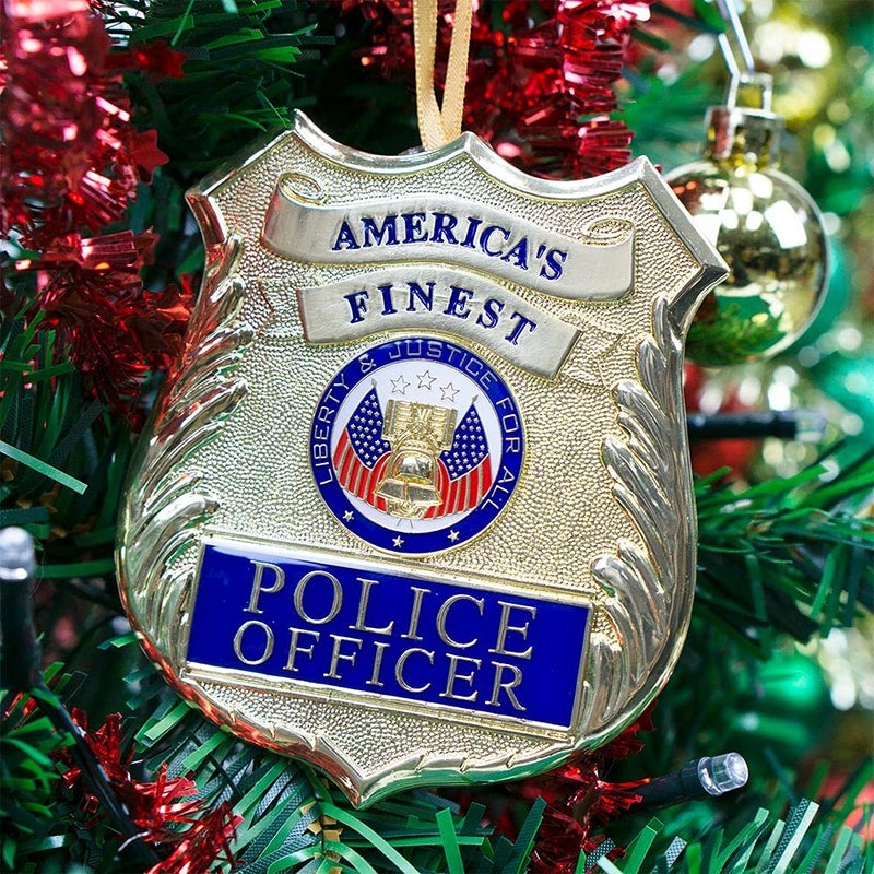 Allied Flag Allied Products Police Heroes Series Holiday Ornament - Officially Licensed Police Officer Medallion - Image 3