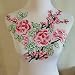 ZALALAA 2pcs Flowers Embroidered Patch Sticker for Clothing Jacket Jeans Lace Applique DIY Clothes Decorations Fabric Patches Pink - Image 2
