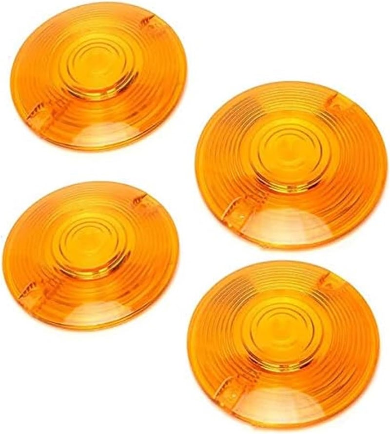 Vuzmode Motorcycle Turn Signal Lens Kit - Amber - Image 1