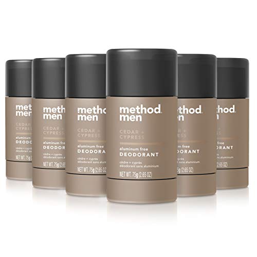 Method Mens Aluminum-Free Deodorant, Cedar & Cypress, 2.65 Ounce (Pack of 6) - Image 1