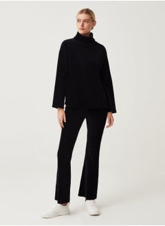 Ovs OVS Womens Flare-Fit Trousers In Corduroy  - Image 1