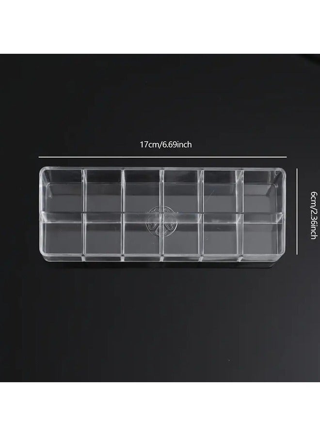 ORiTi 1-Piece Lipstick Holder, Clear Lipstick Organizer Display Transparent Makeup Organizer - Image 2