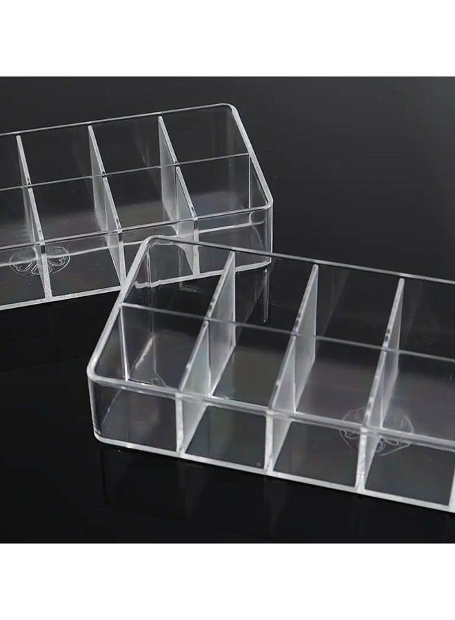 ORiTi 1-Piece Lipstick Holder, Clear Lipstick Organizer Display Transparent Makeup Organizer - Image 4