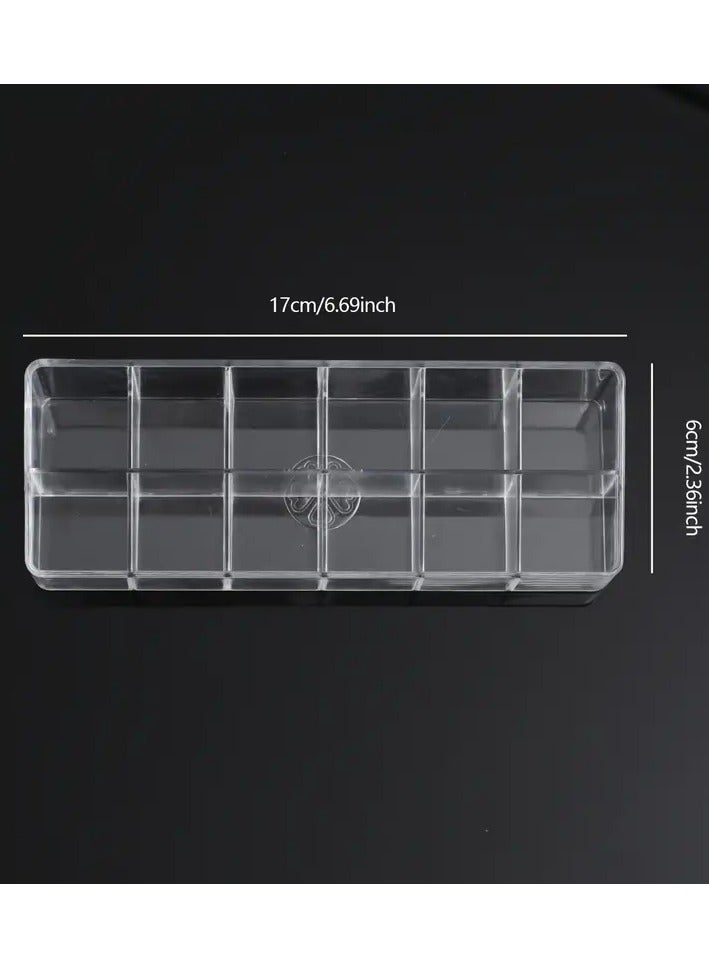 ORiTi 1-Piece Lipstick Holder, Clear Lipstick Organizer Display Transparent Makeup Organizer - Image 1